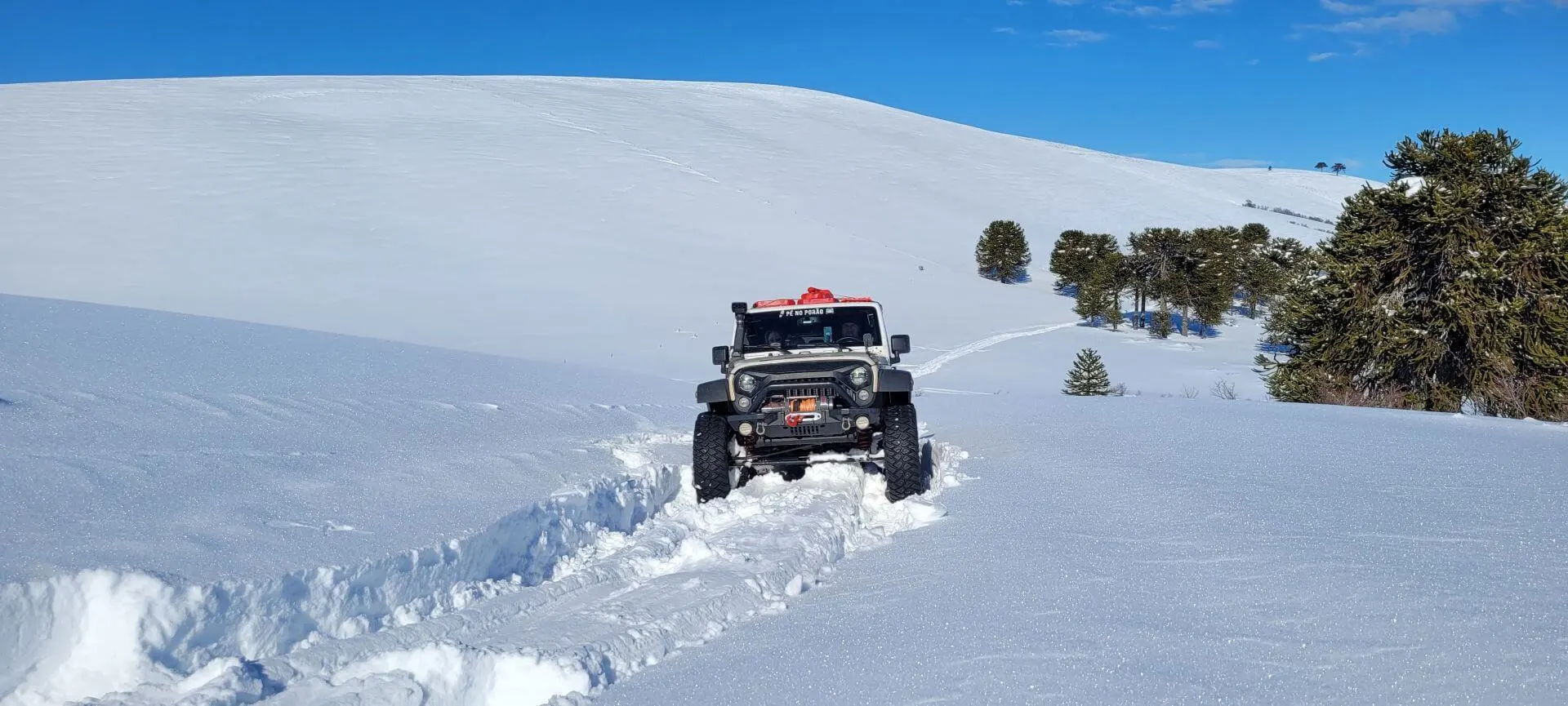 Expedicao Neve na Villa Pehuenia Argentina