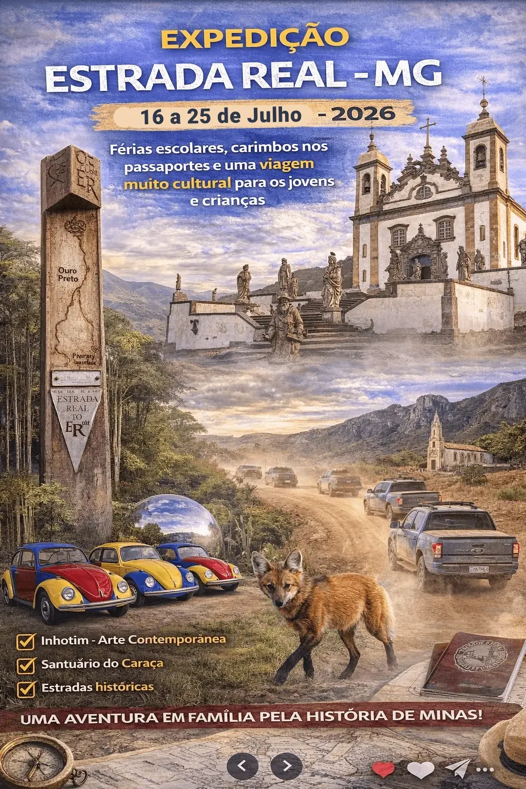 Expedição Aventura Familiar 4x4 Estrada Real