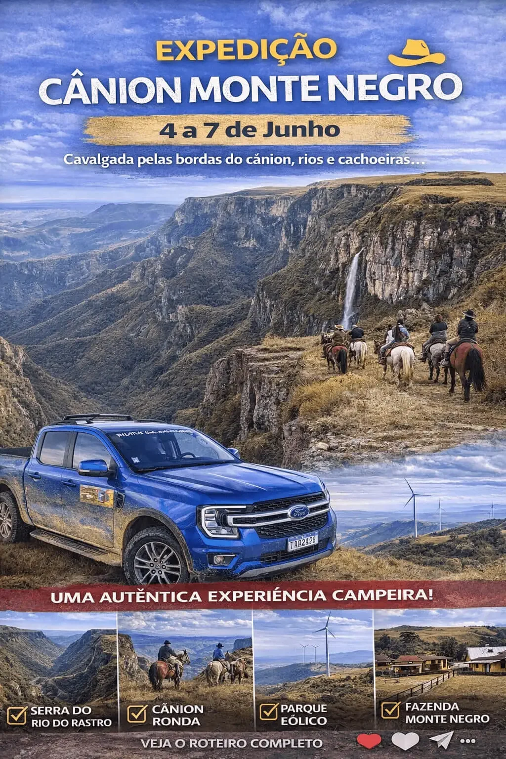 Expedição 4x4 Canion Monte Negro