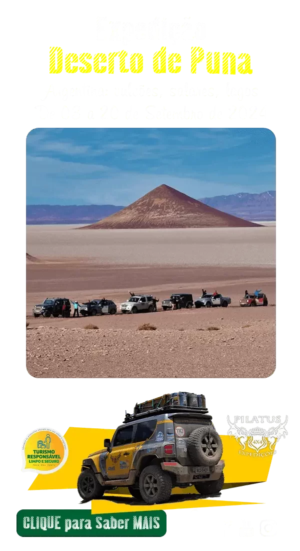 Expedição 4x4 ao Deserto de Puna na Argentina em 2024